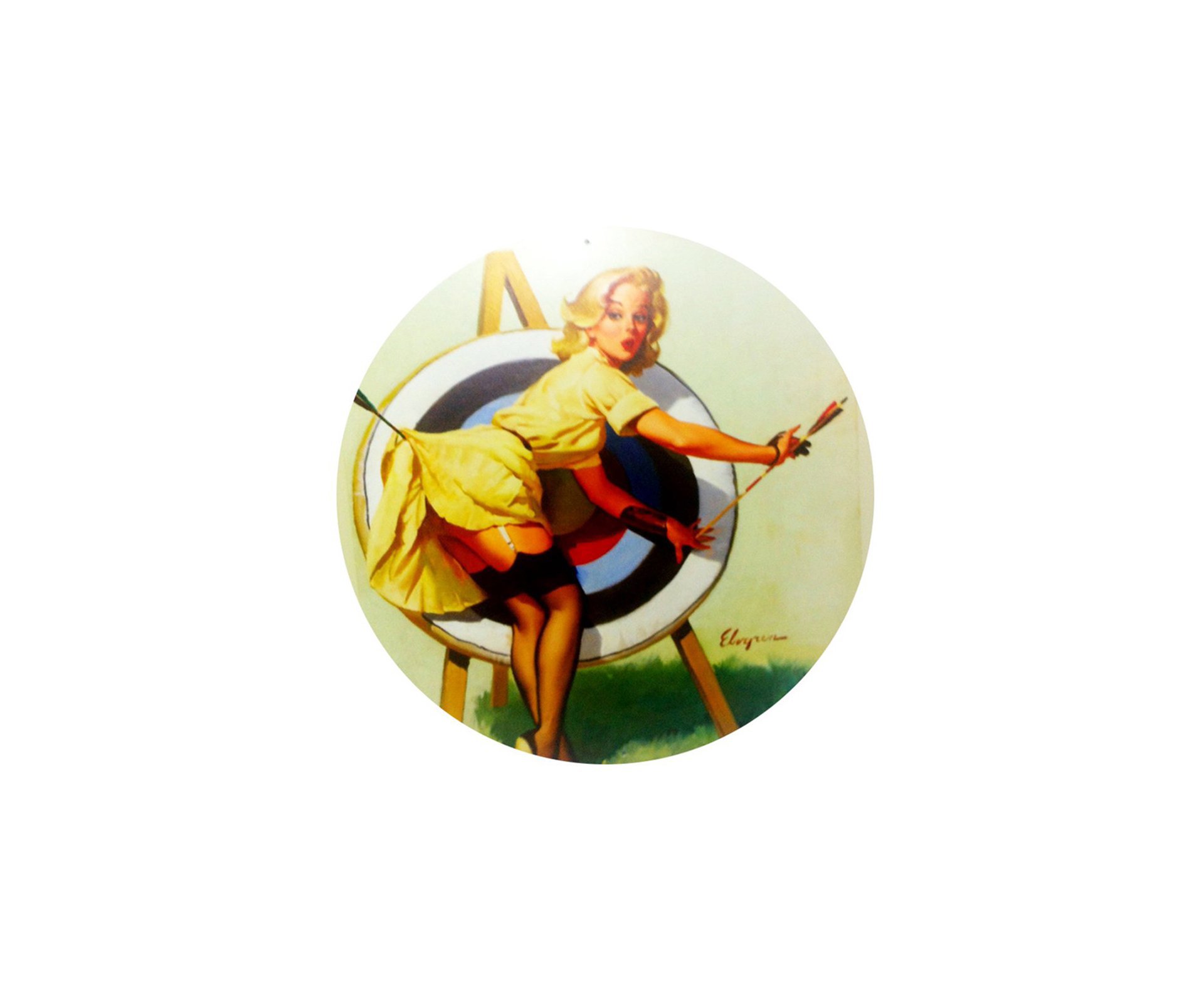 Placa Decorativa - Pin Up Girl - Flecha R - All Classics