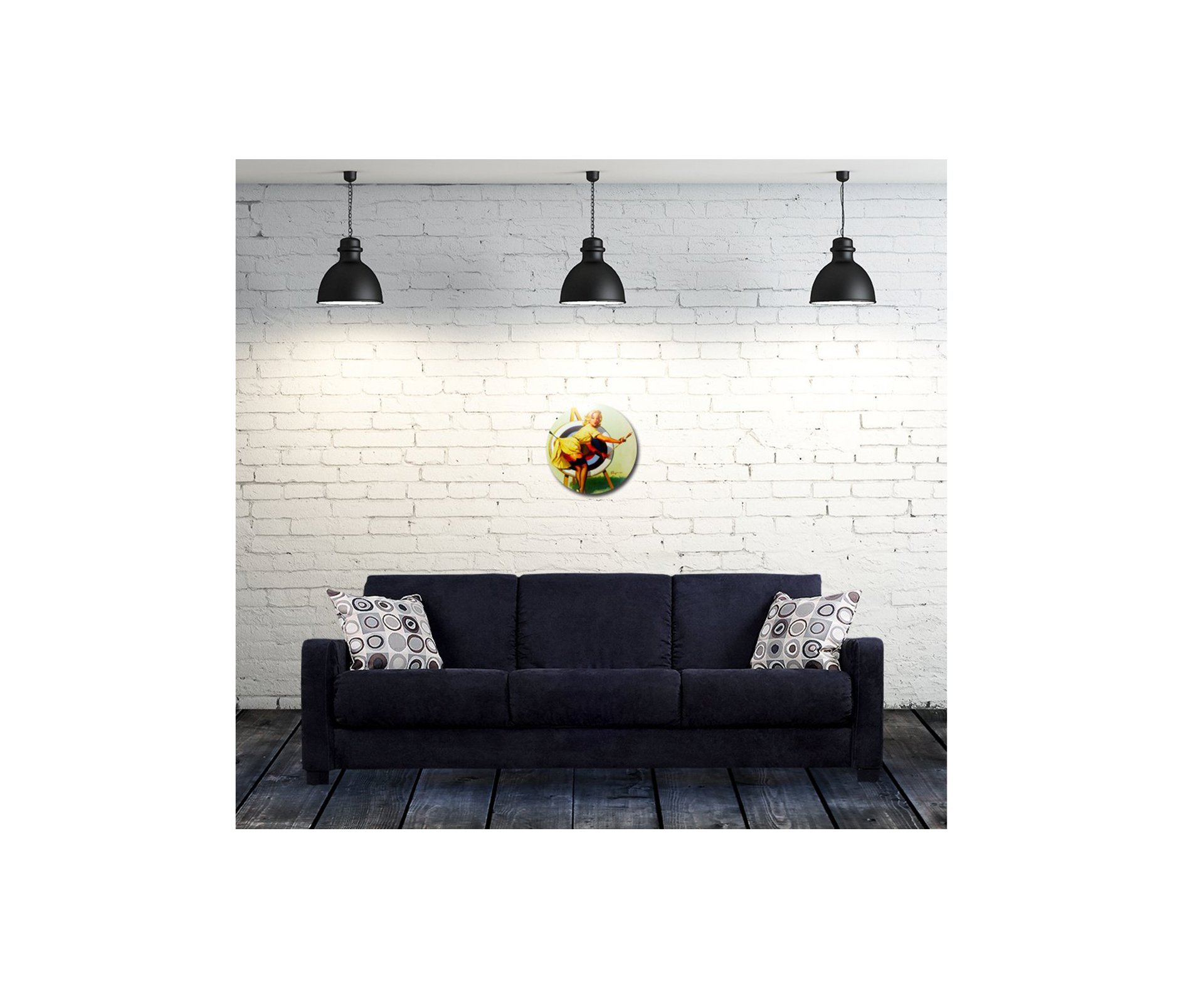 Placa Decorativa - Pin Up Girl - Flecha R - All Classics