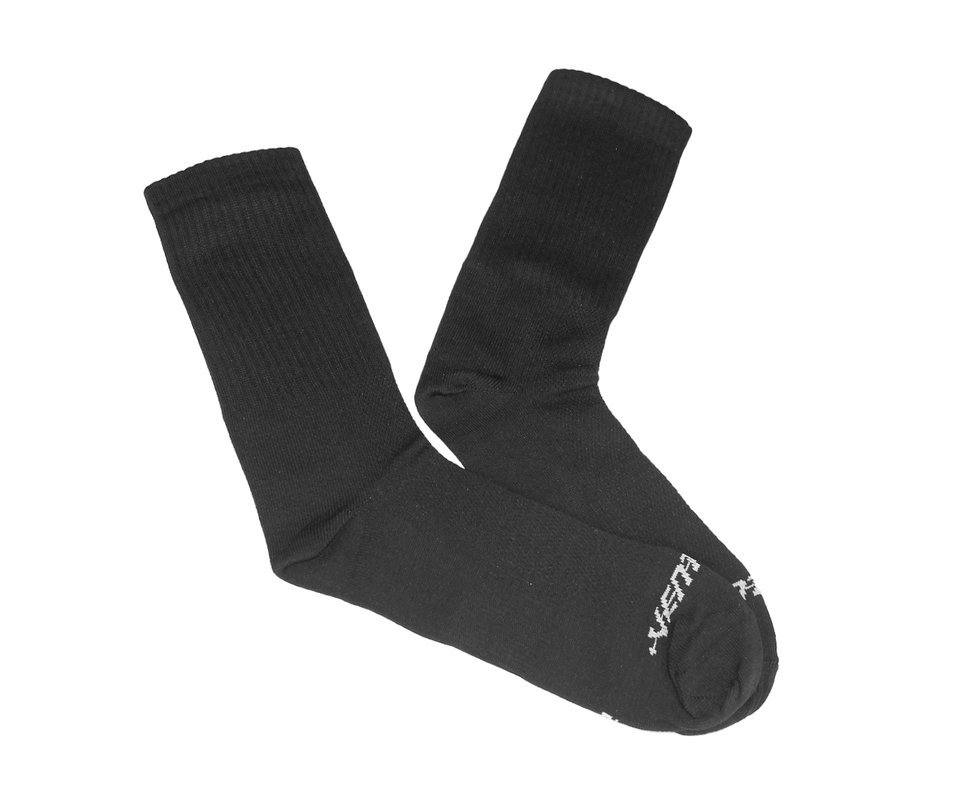 Meia Técnica Vento Biotech Cano Longo Sem Costura - Preto