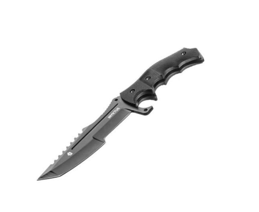 Faca Invictus Black Falcon Lamina Tanto Em Aço 420