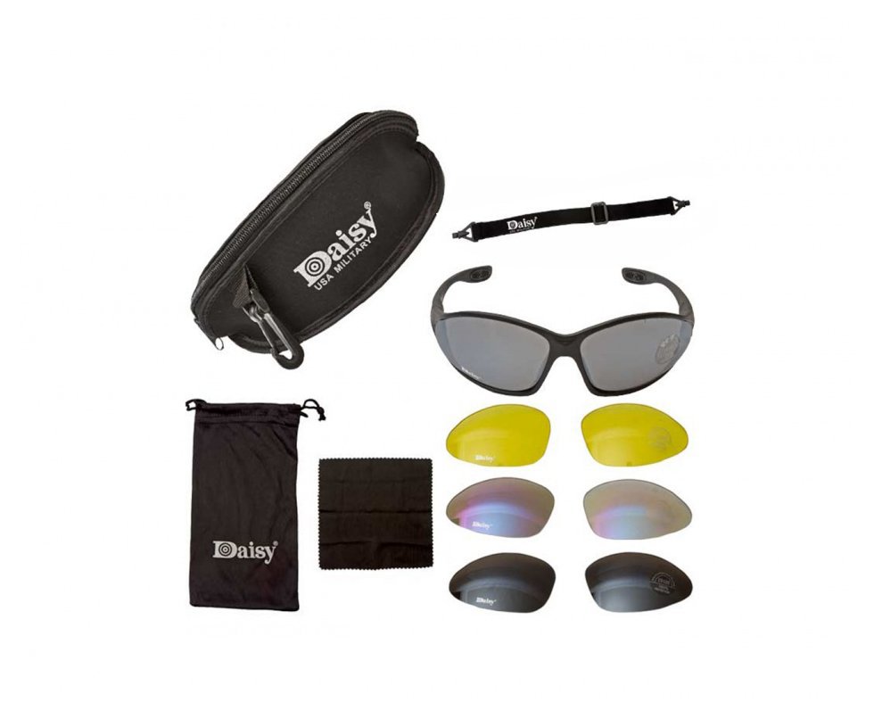 óculos Tatico Para Tiro Esportivo Daisy C4 - Daisy Military