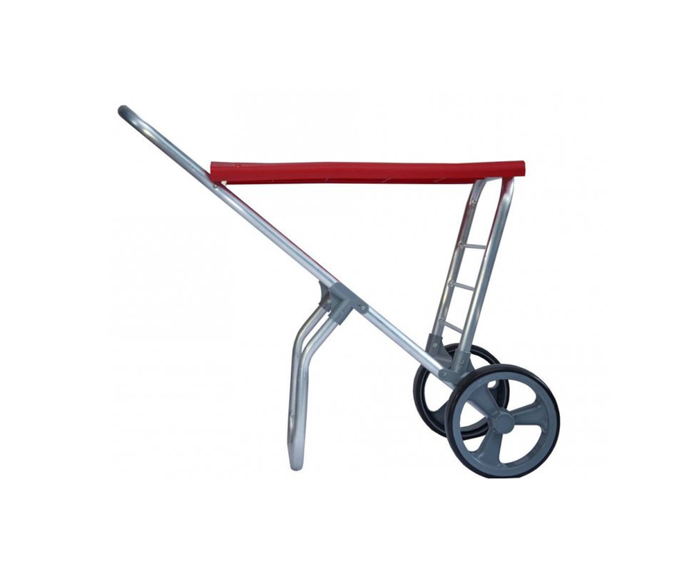 Carrinho De Praia Smart Car Vermelho Zaka