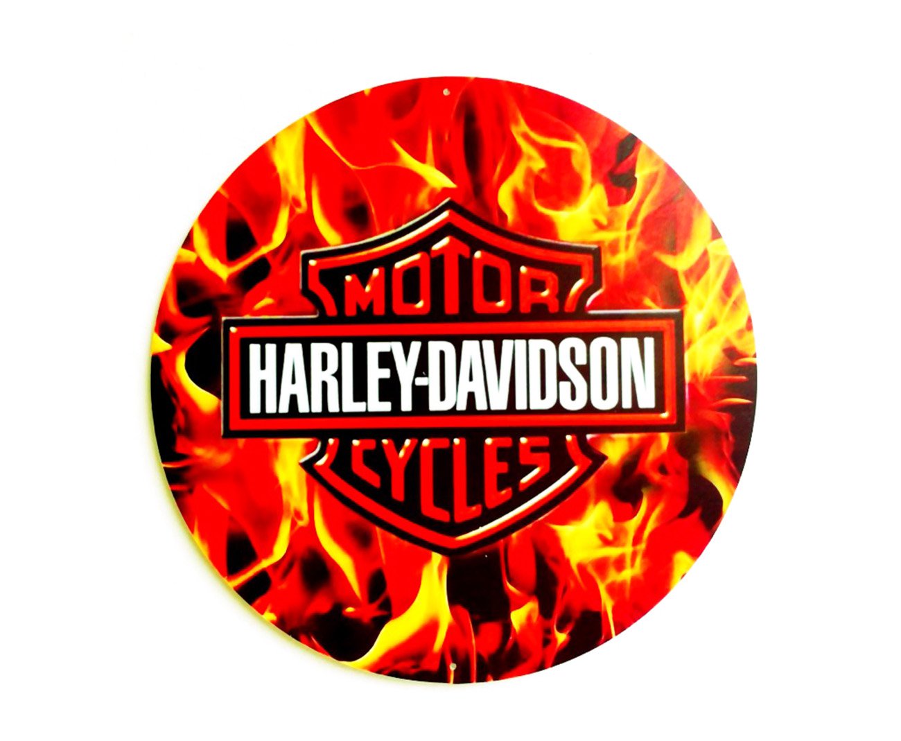Placa Decorativa All Classics Harley Davidson Fire