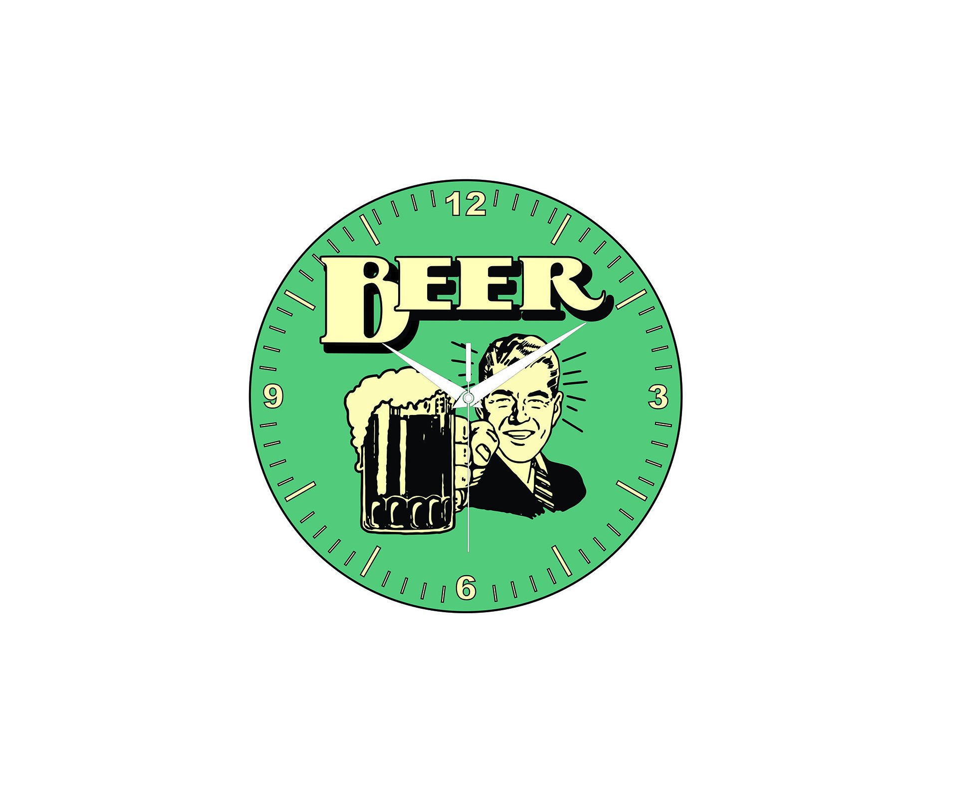 Relógio All Classics Beer Verde Agua