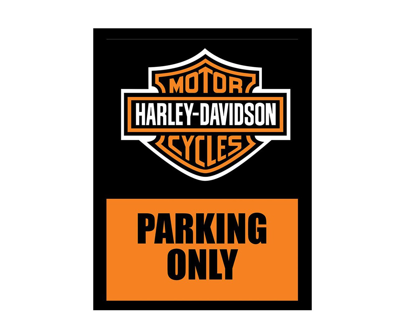 Placa All Classics Haley Parking Only