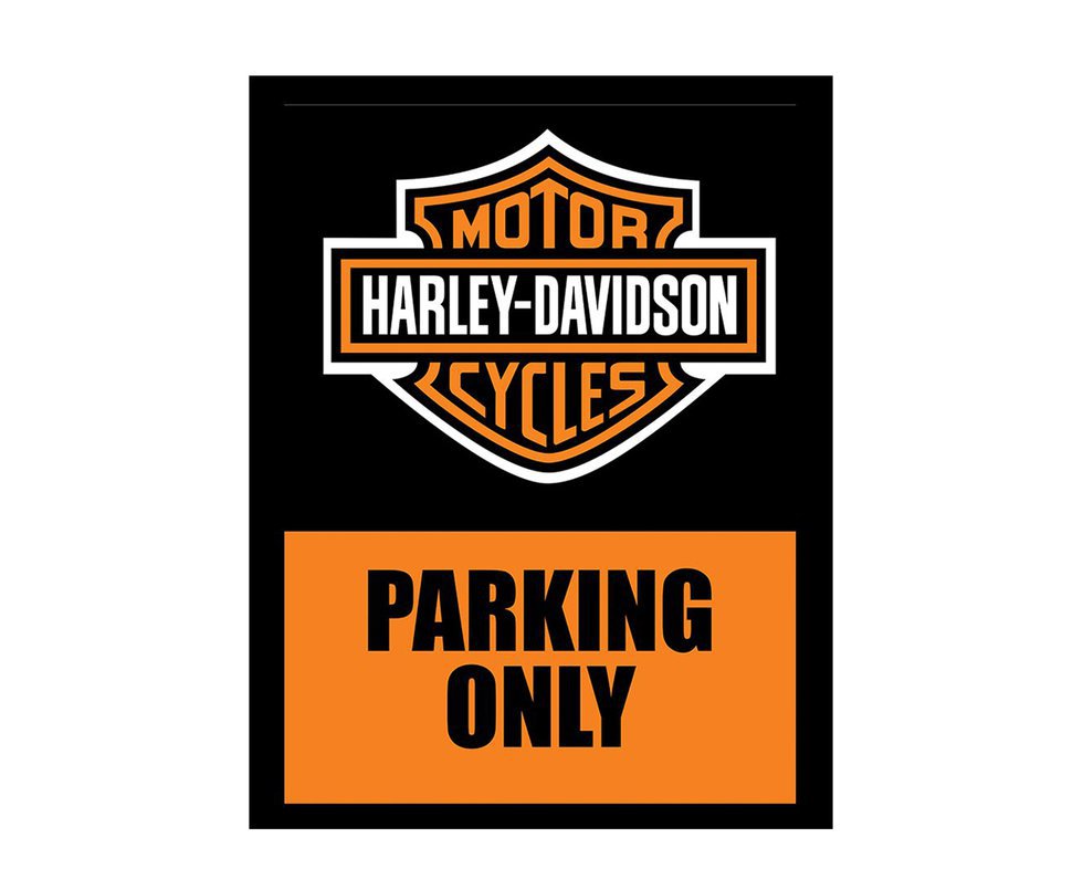 Placa All Classics Haley Parking Only