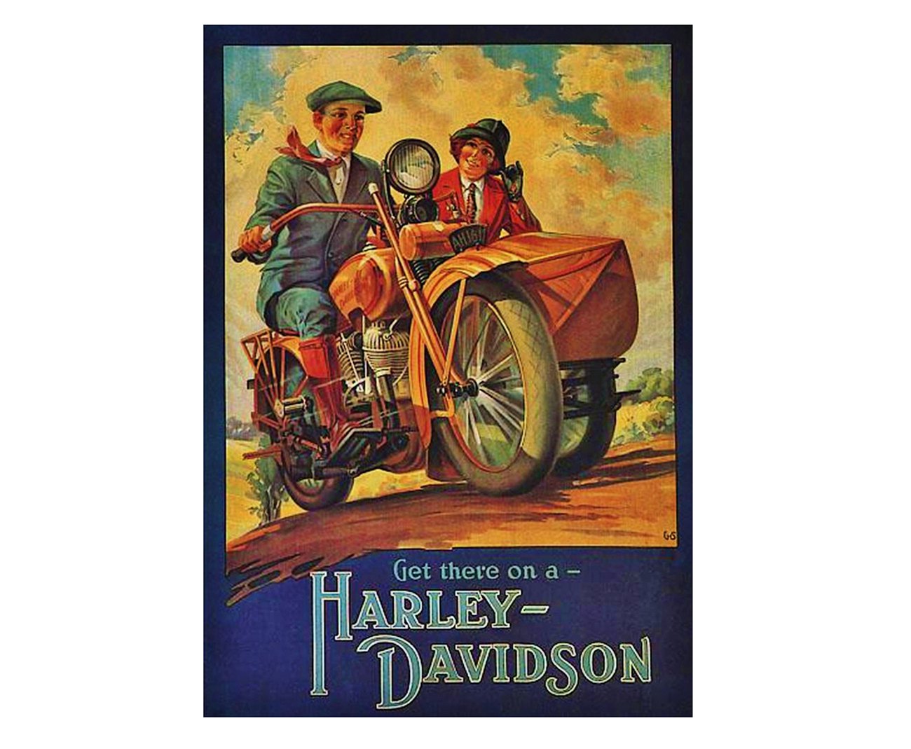 Placa All Classics Harley Davidson 1