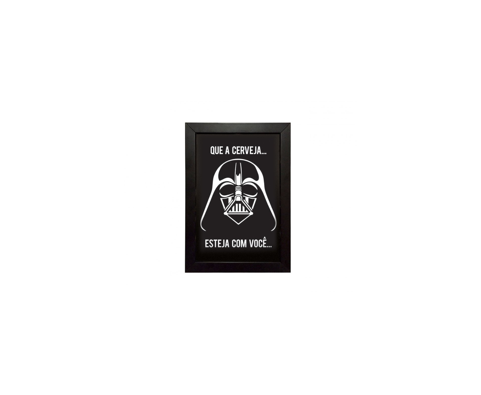 Quadro All Classics Porta Tampinhas - Darth Vader 33 X 43,5 Cm