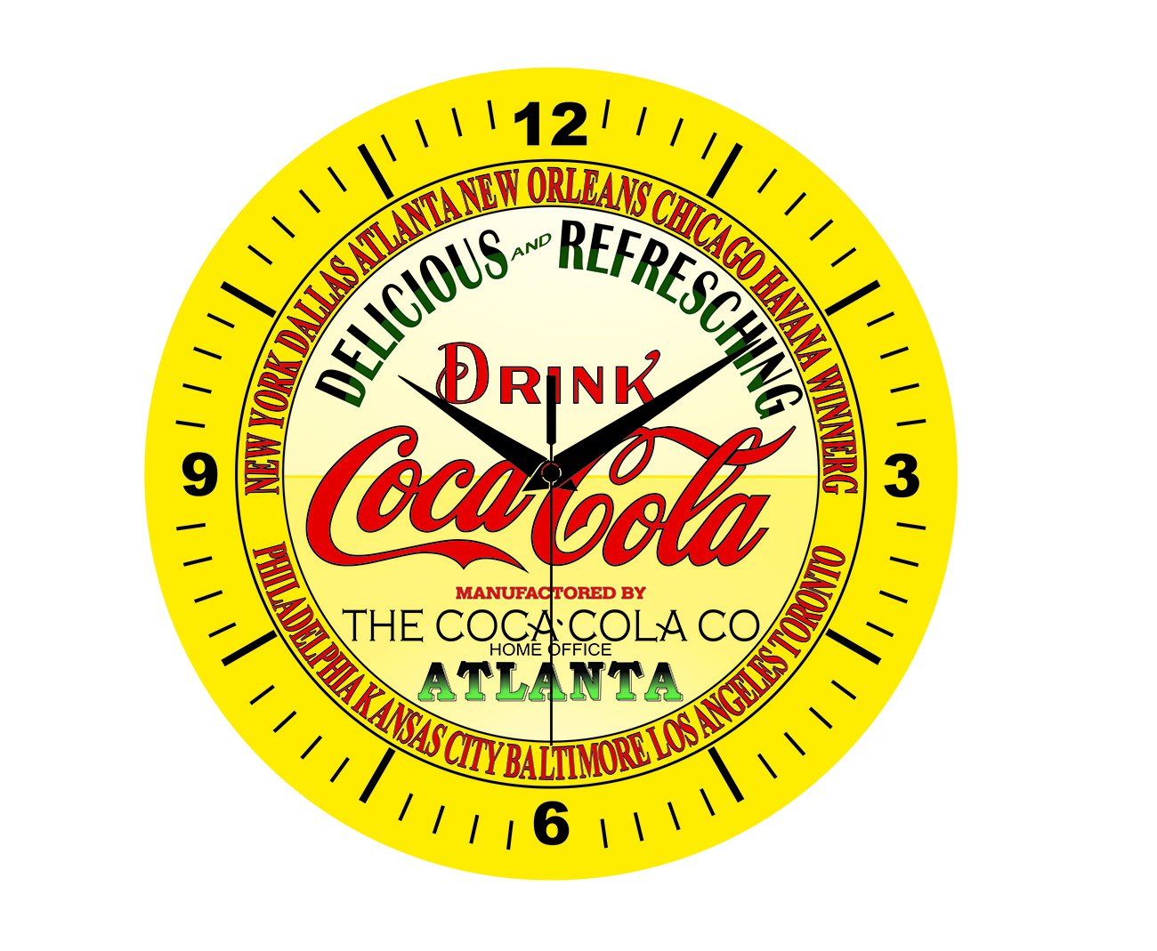 Relógio All Classics Coca Cola  Atlanta