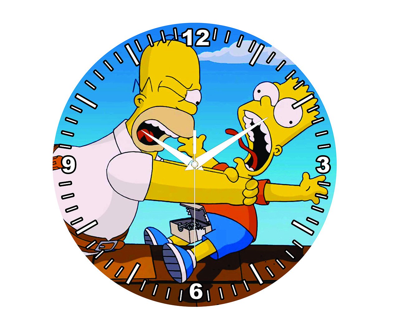 Relógio All Classics Simpsons Homer E Bart No Telhado