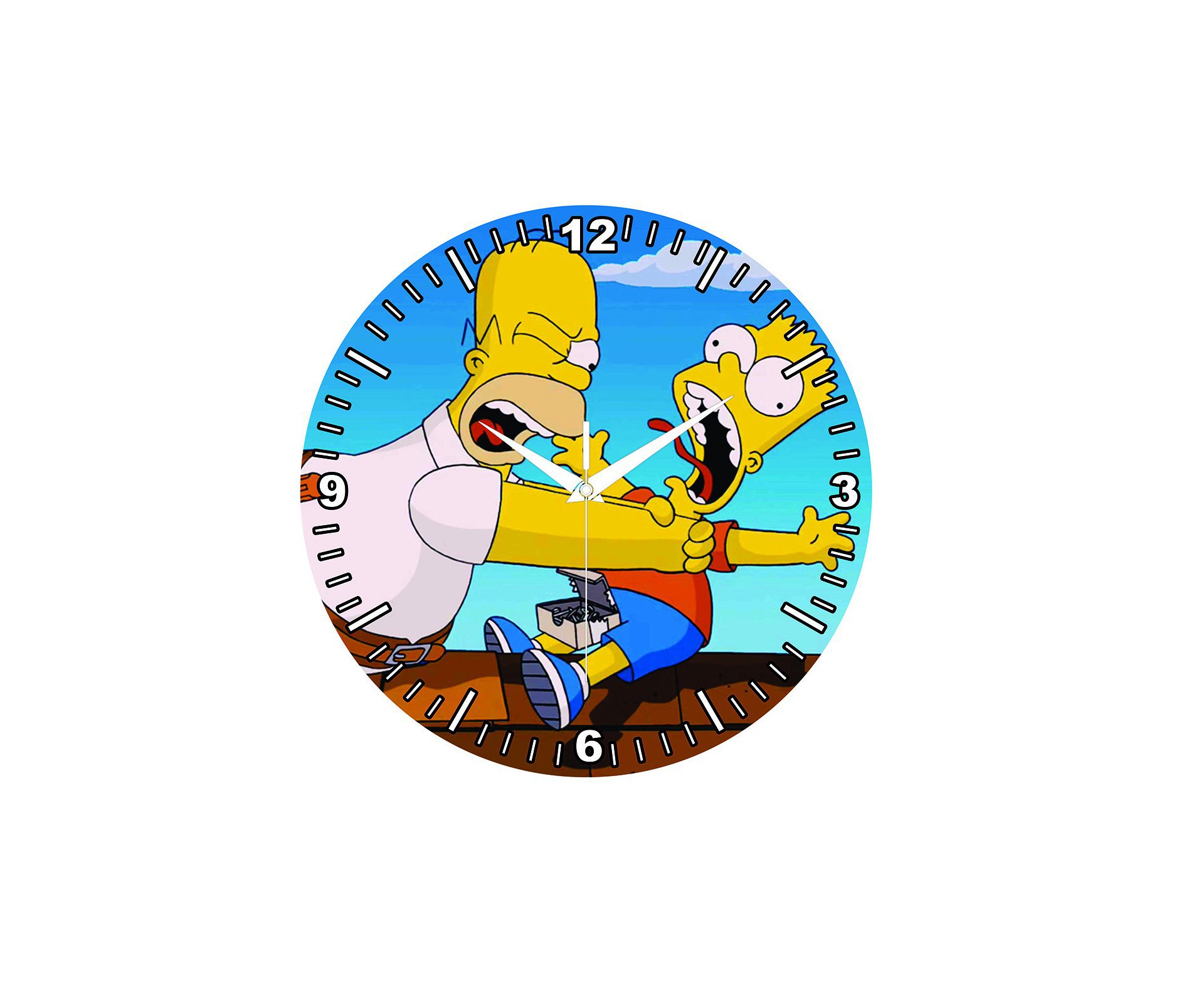 Relógio All Classics Simpsons Homer E Bart No Telhado