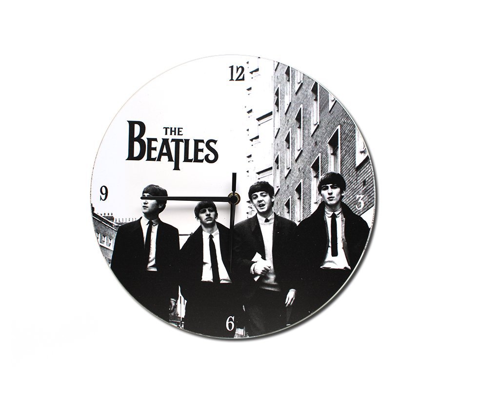 Relógio All Classics Beatles Branco E Preto
