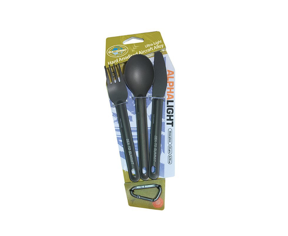 Kit Talheres Sea To Summit Alpha Light Cinza