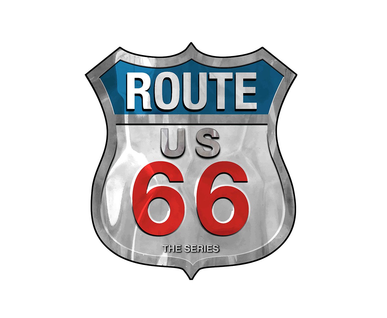 Placa All Classics Route 66 The Series - Cinza