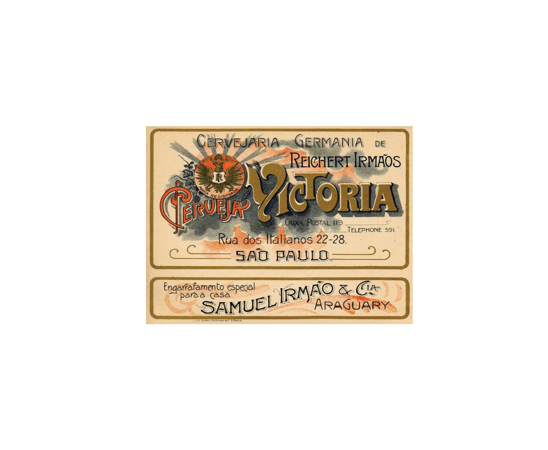 Placa All Classics Cervejaria Germania - Victoria