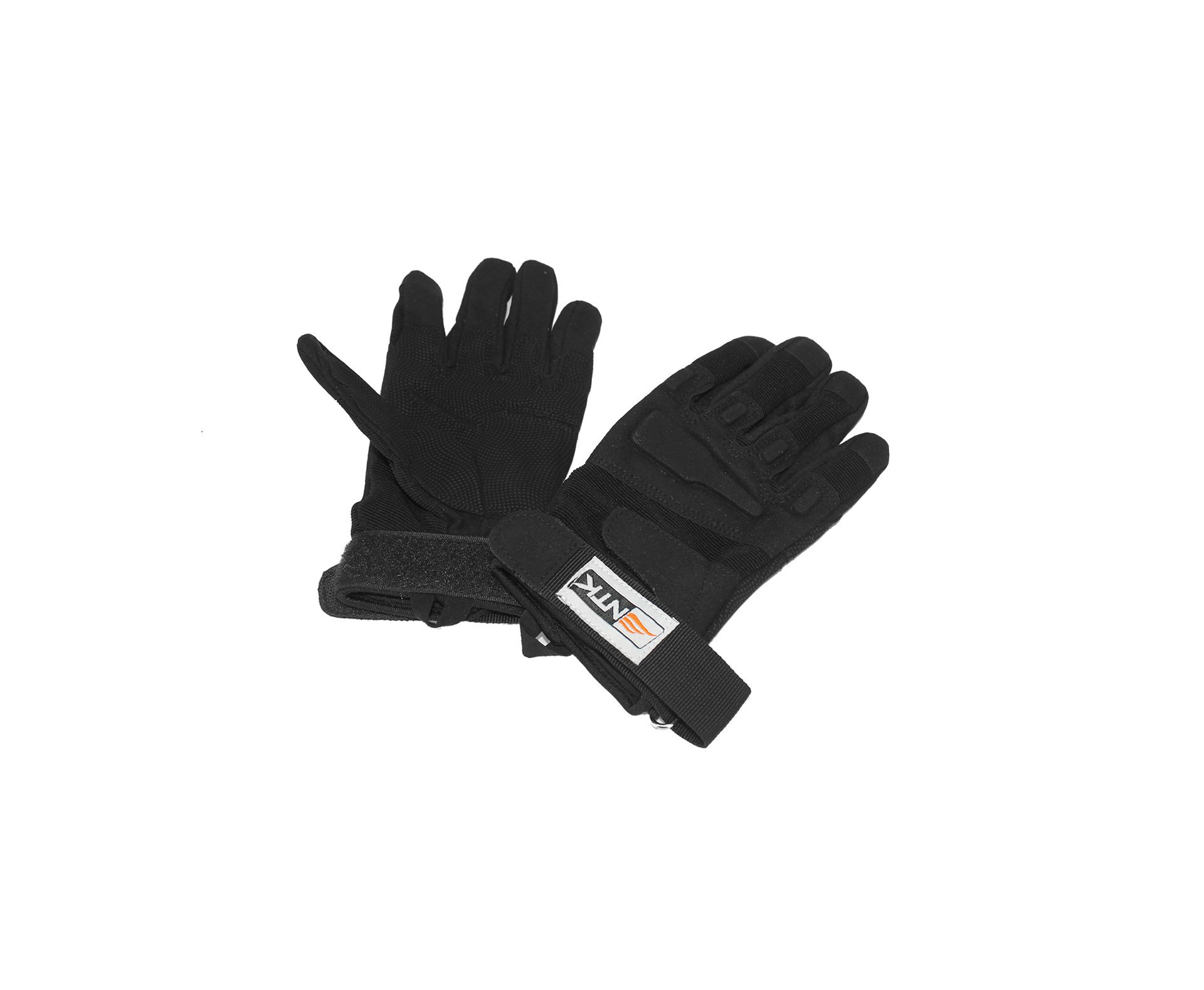 Luva Tatica Half Full Preta Com Velcro No Punho - G