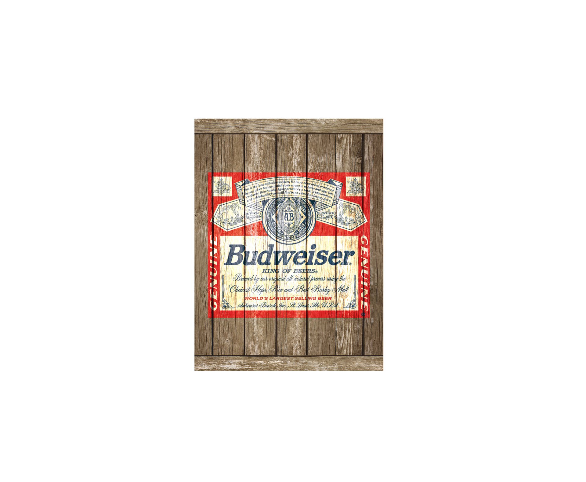 Placa All Classics Budweiser