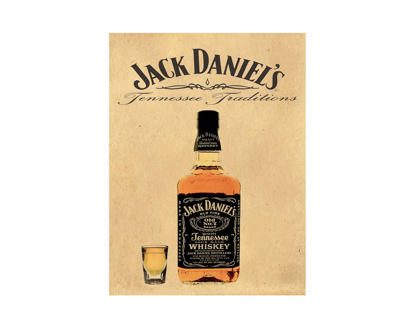 Placa All Classics Jack Daniels Traditions