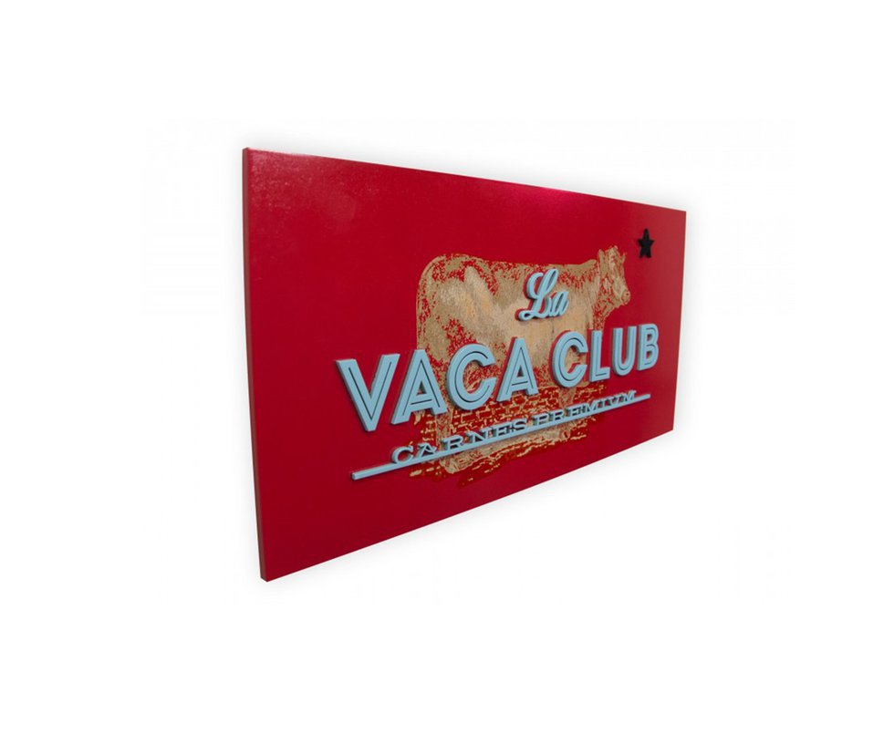 Quadro Decorativo La Vaca Club - Geton