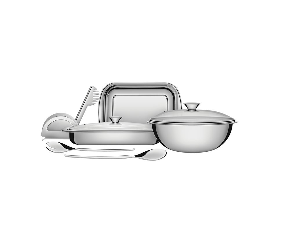 Jogo Tramontina Aço Inox Cozinha/mesa 7 Peças Cosmos