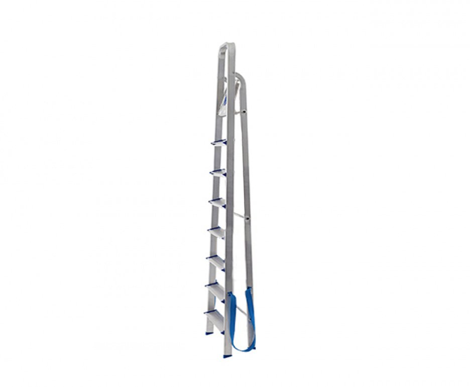 Escada Aluminio Mor Com 8 Degraus 120kg