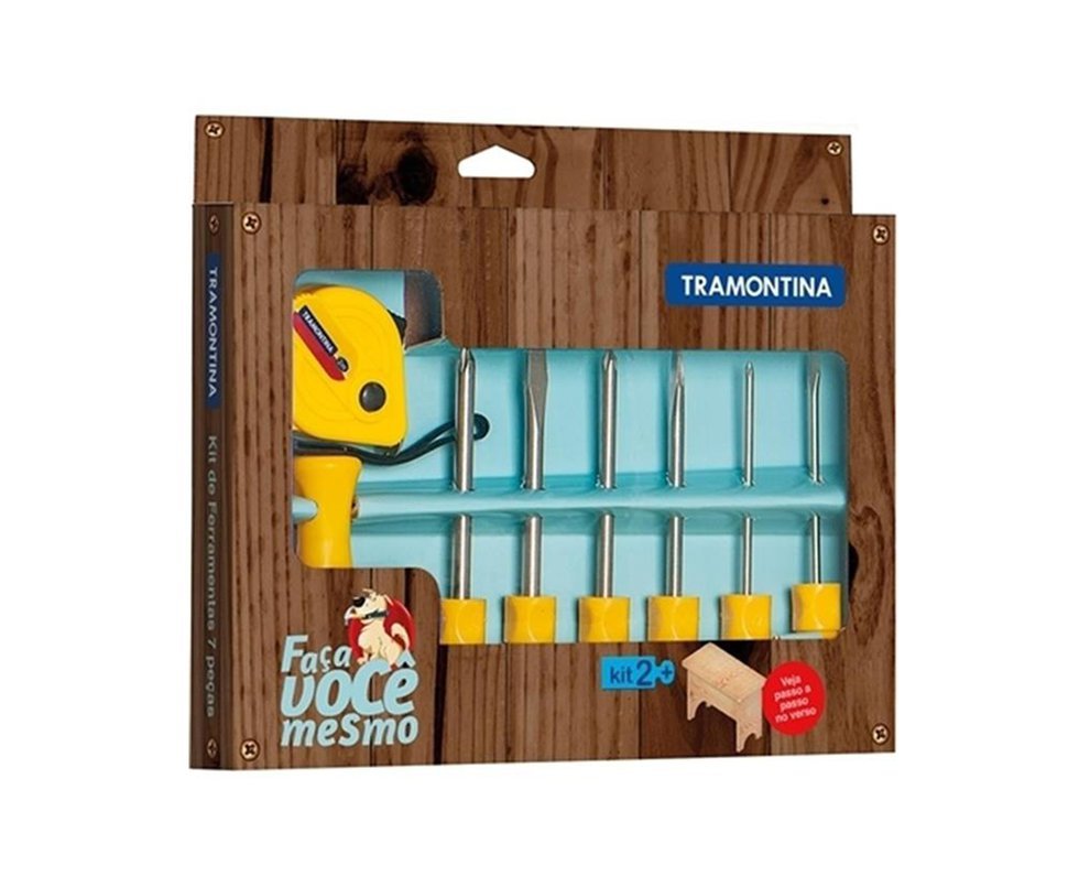 Conjunto De Ferramentas Tramontina 43408421 Amarelo - 7 Peças