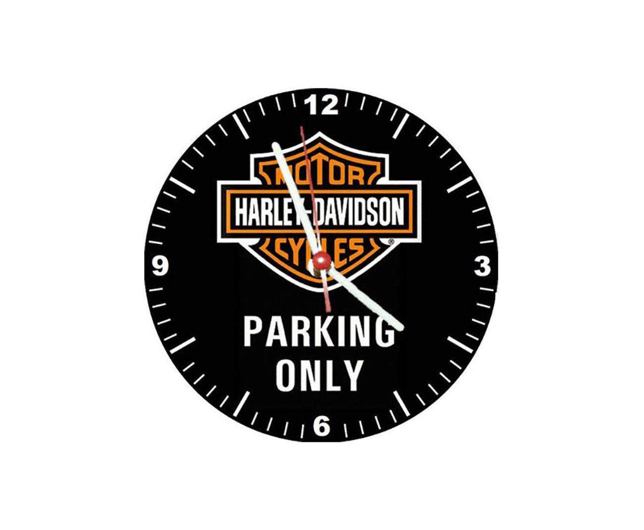 Relógio De Parede Harley Davidson Parking Only