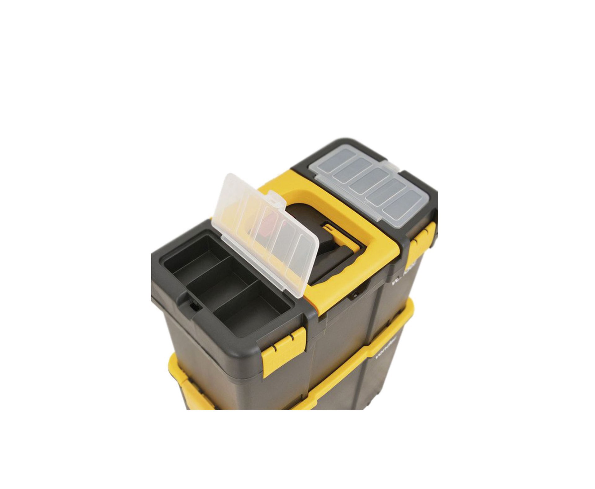 Caixa Plástica Ferramentas Com Rodas Crv 0300 Vonder 46cm X 26,5cm