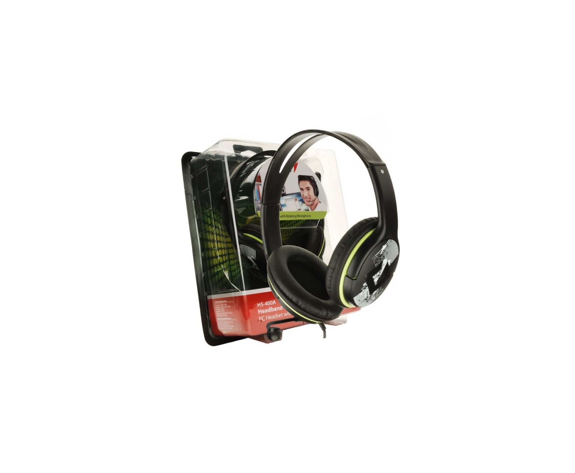 Headset Genius P2 Hs-400a Verde