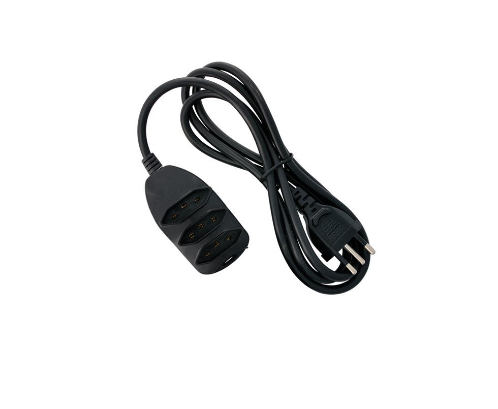 Extensão Tripla 3 Pinos 5 Metros - Alfacell