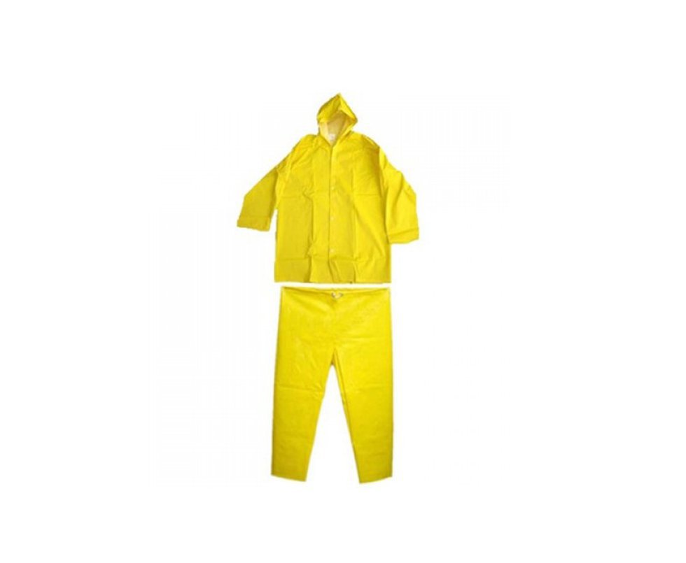 Conjunto Plastcor Jaqueta E Calça Para Chuva Amarela