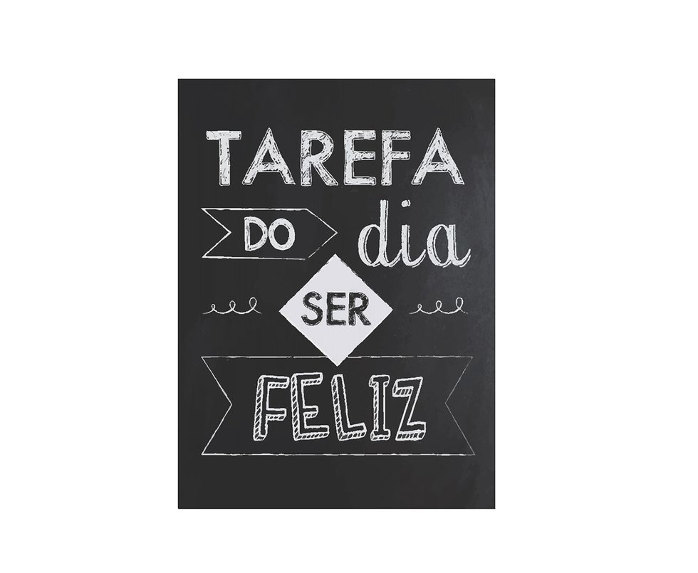 Placa All Classics Tarefa Do Dia