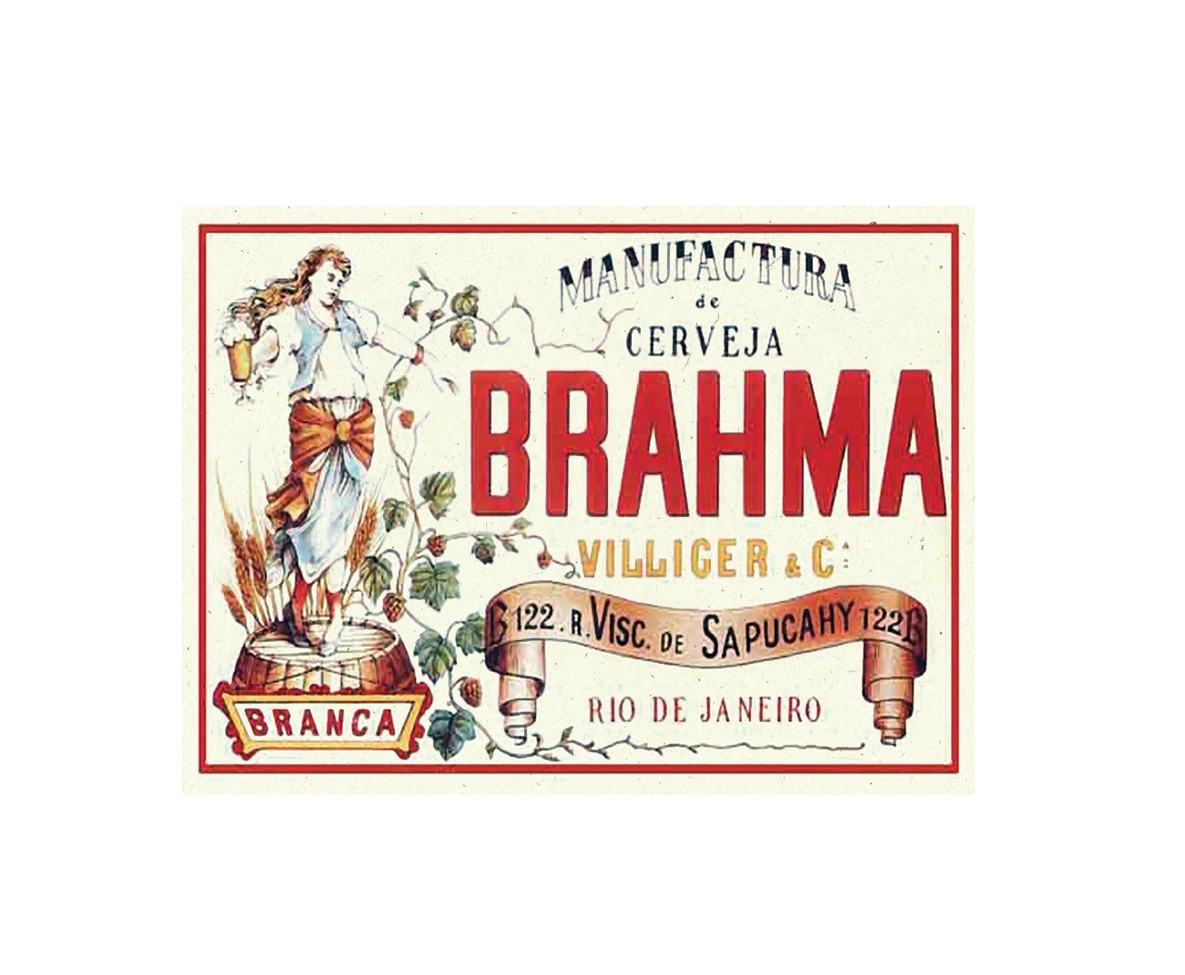 Placa All Classics Cerveja Brahma