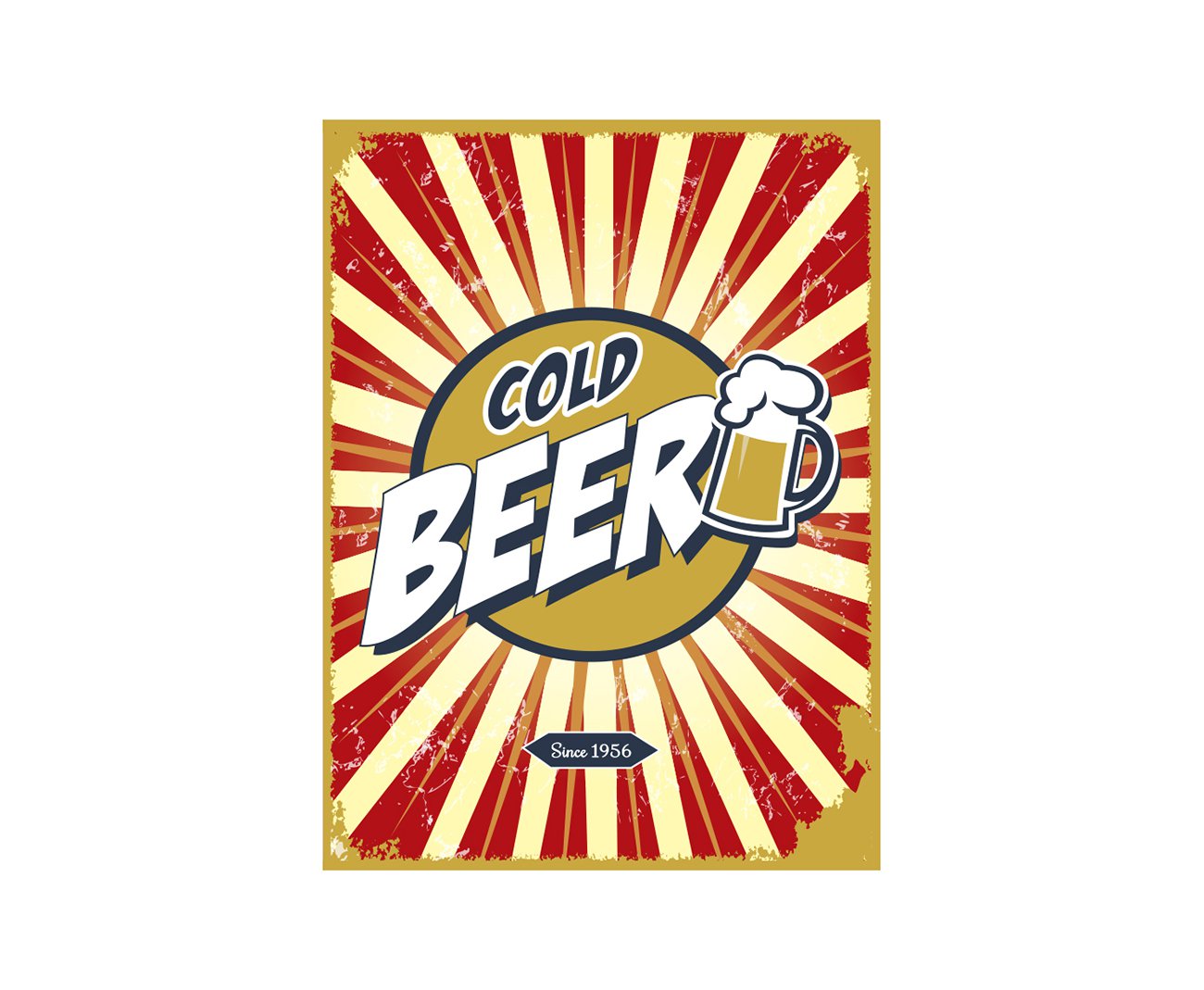 Placa All Classics Cold Beer 2