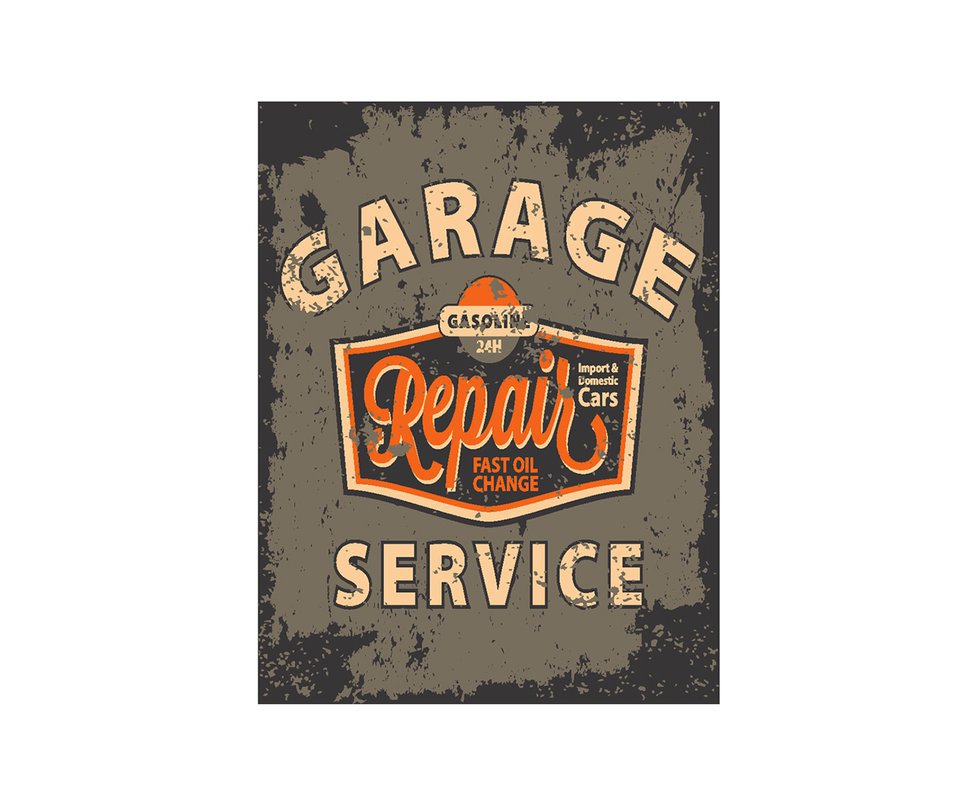 Placa All Classics Garage Service Rapair