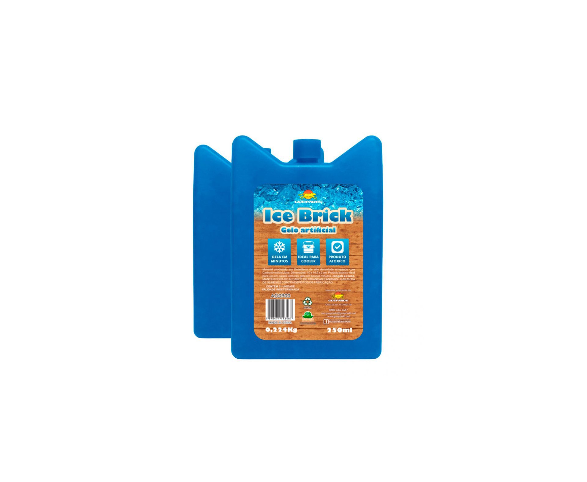 Gelo Artificial Para Caixas E Bolsas Termicas - Guepardo