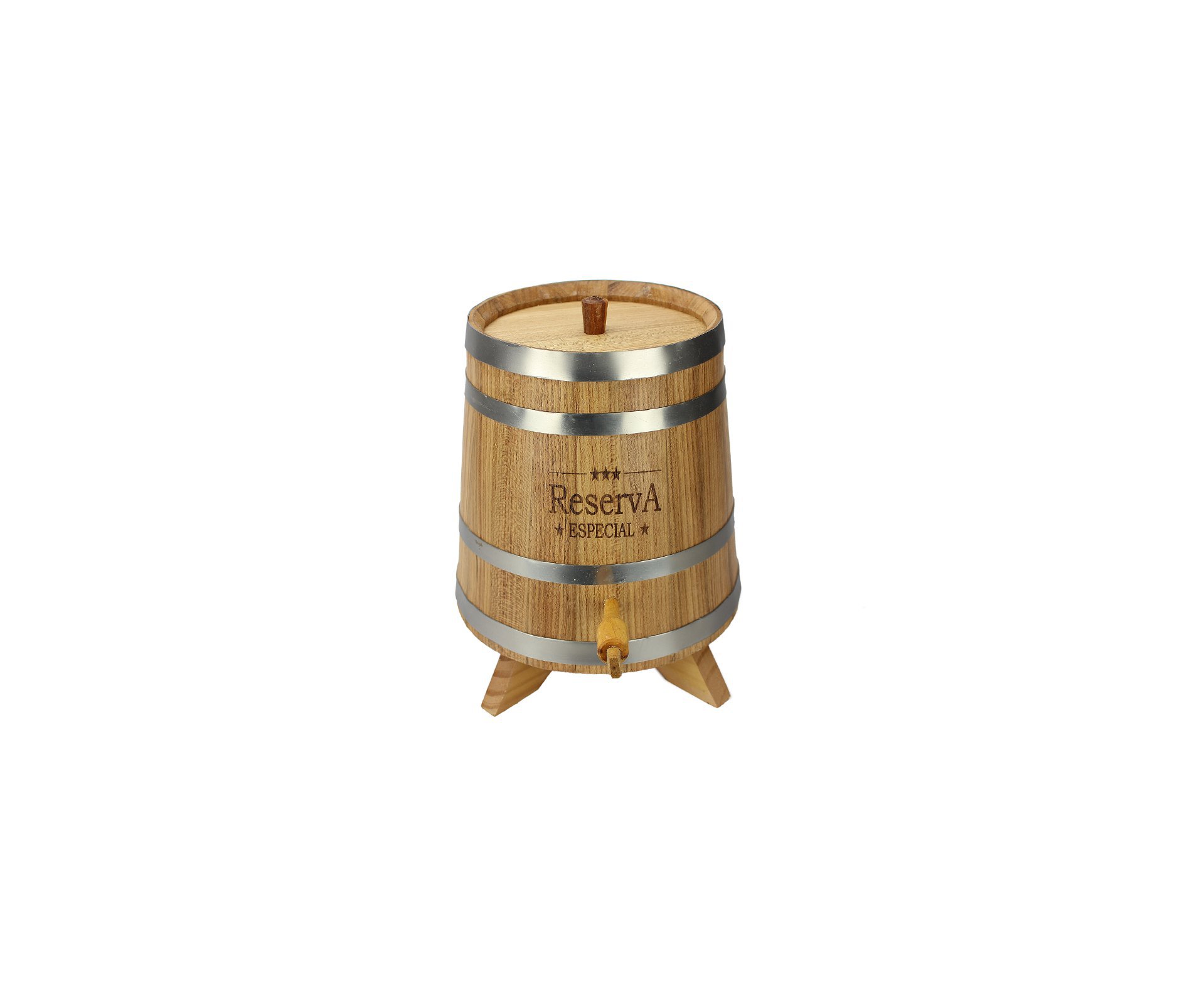 Barril/dorna De Madeira Carvalho Europeu 1l Para Cachaça - Tanoaria Barros