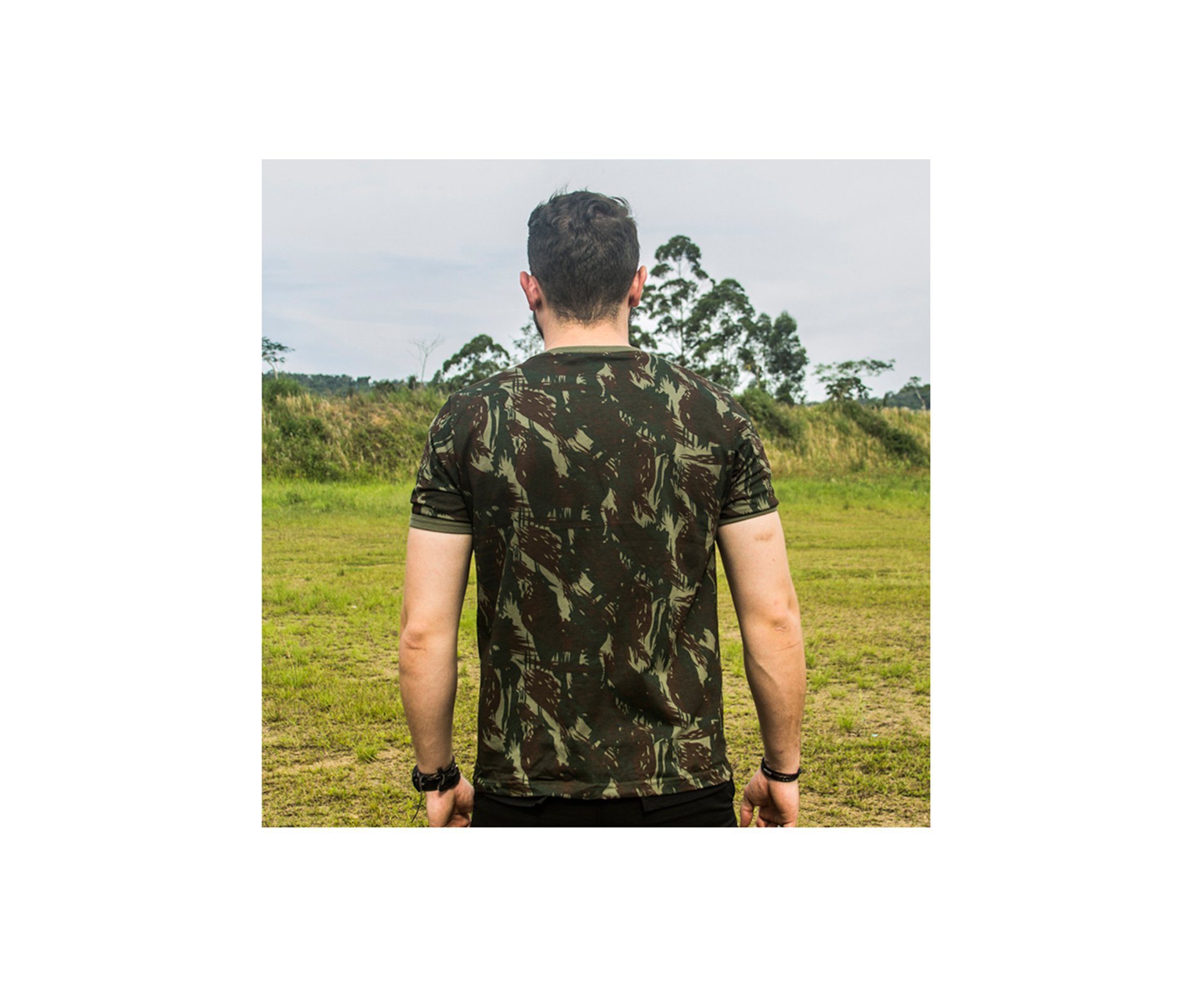 Camiseta Camuflada Masculina Bravo Eb Cmf - G