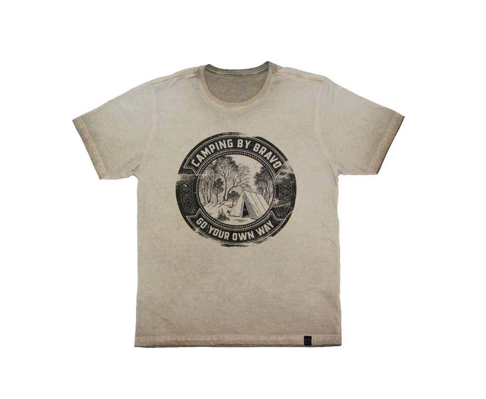 Camiseta Desbrave Bravo Estampada Coyote - P