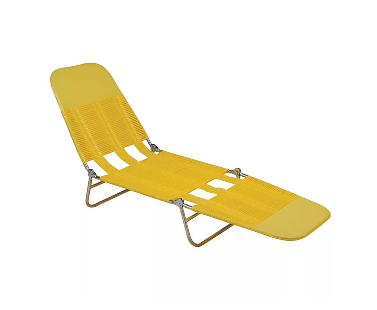 Cadeira Espreguiçadeira Pvc Amarelo - Mor