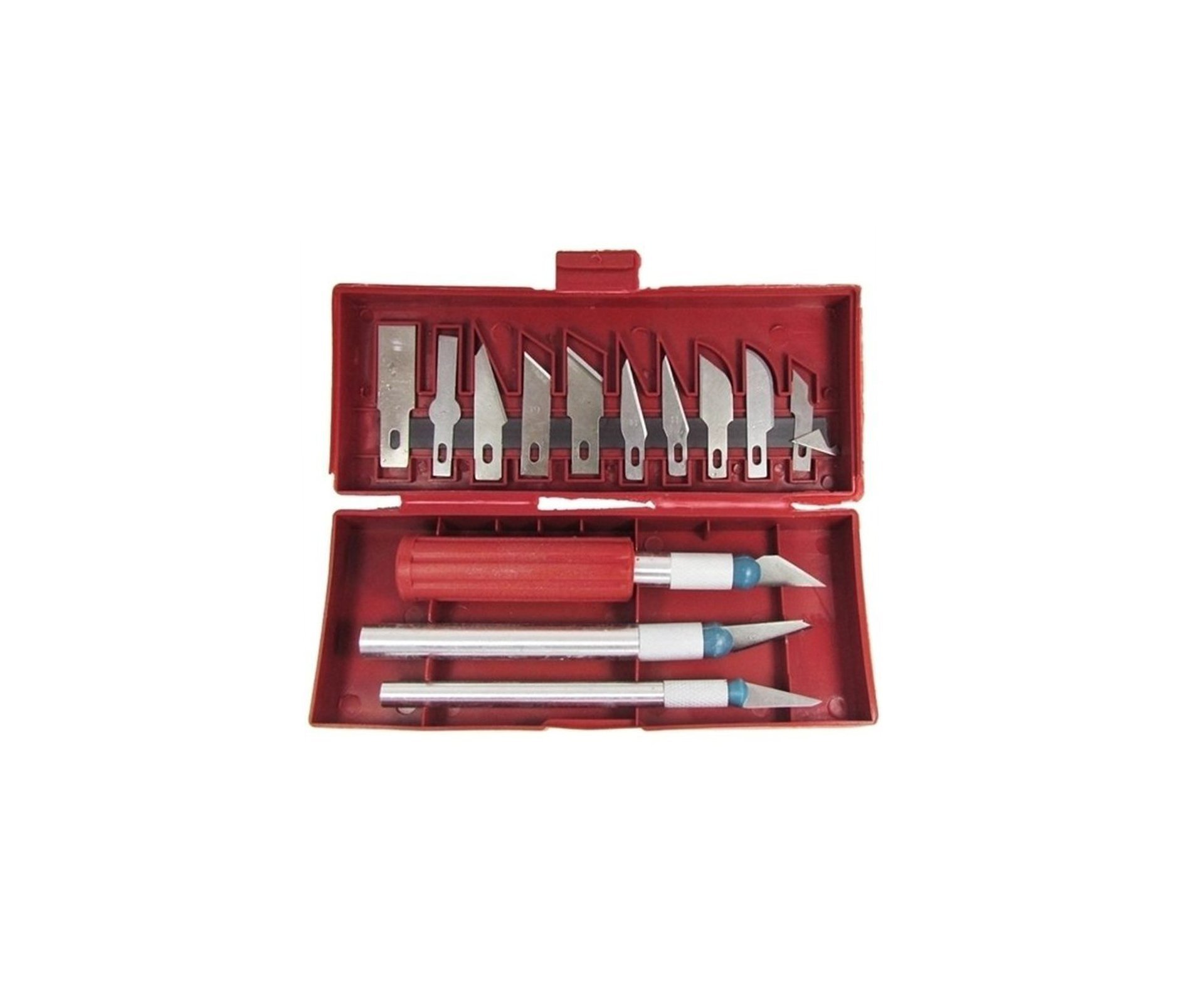 Estilete Com Lâminas Removíveis 13 Pçs - Lee Tools