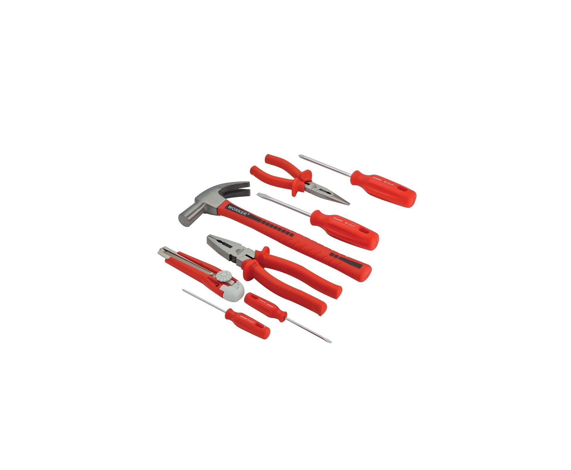Jogo De Ferramentas 8 Peças Linha Profissional - Worker