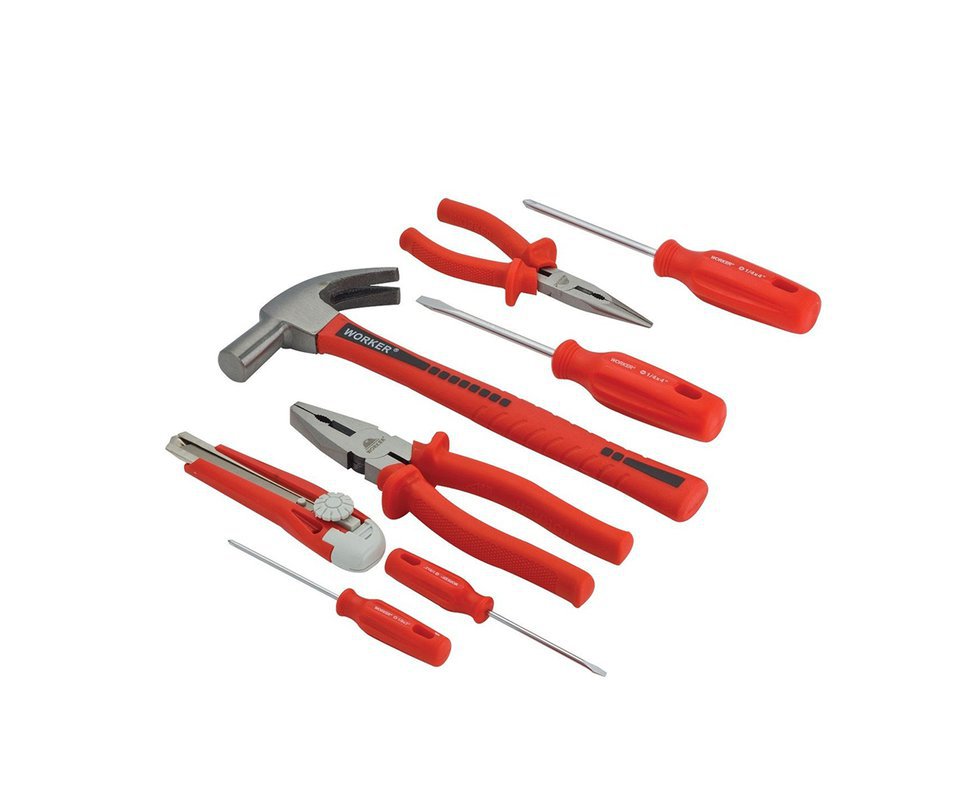 Jogo De Ferramentas 8 Peças Linha Profissional - Worker