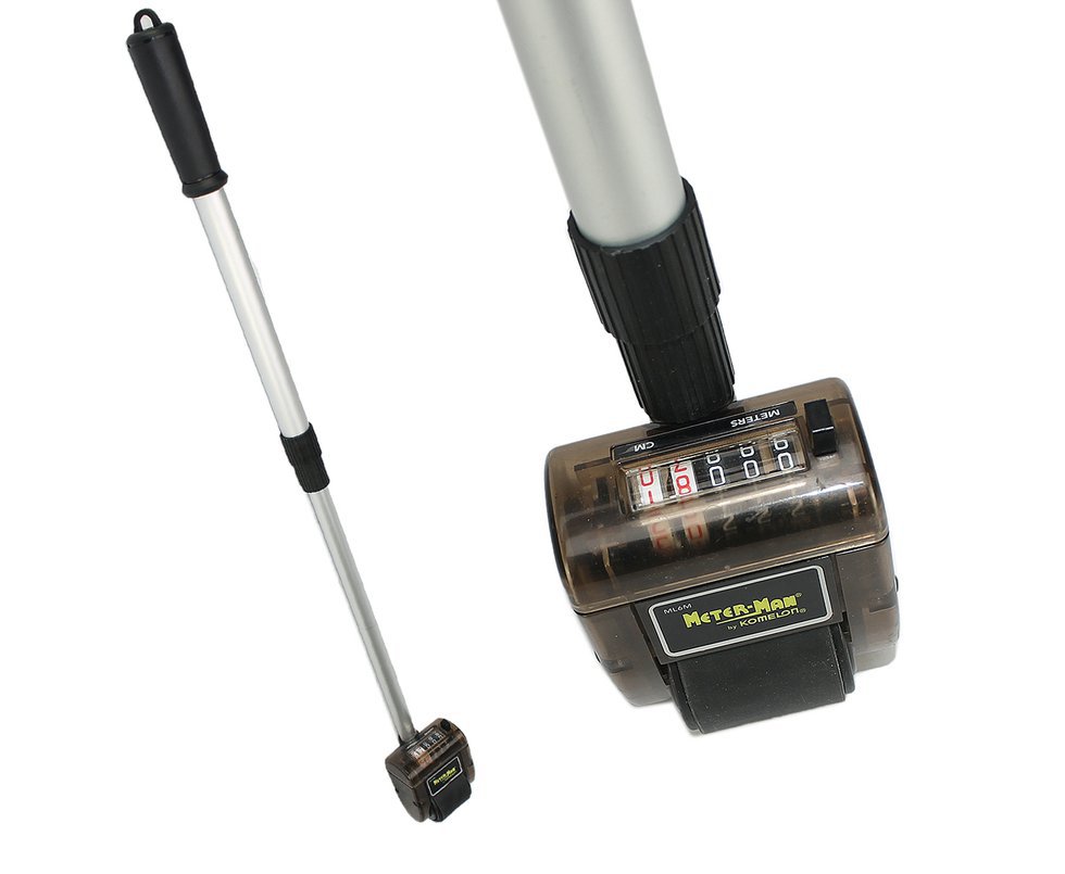 Medidor De Distancia Com Roda 1.000 Metros Contagem Em Centímetros Diâmetro Da Roda: 5,1 Cm Ml6