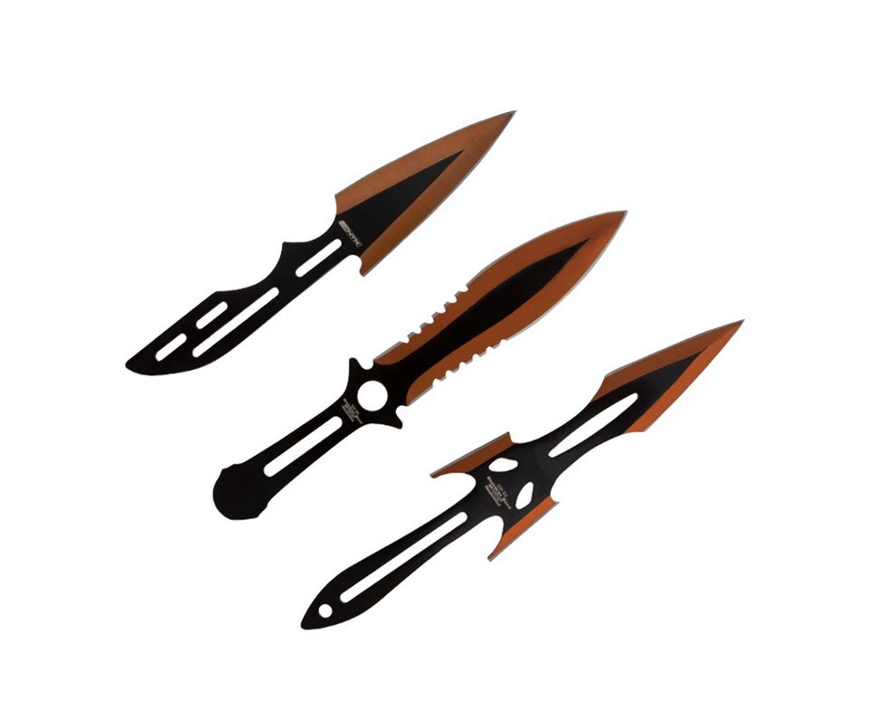 Conjunto De Facas De Aremesso Kyoto C/ 3 Peças