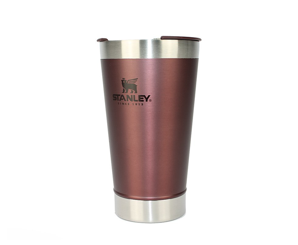 Copo Térmico Cerveja Stanley Inox Vermelho Com Abridor De Garrafas 473ml