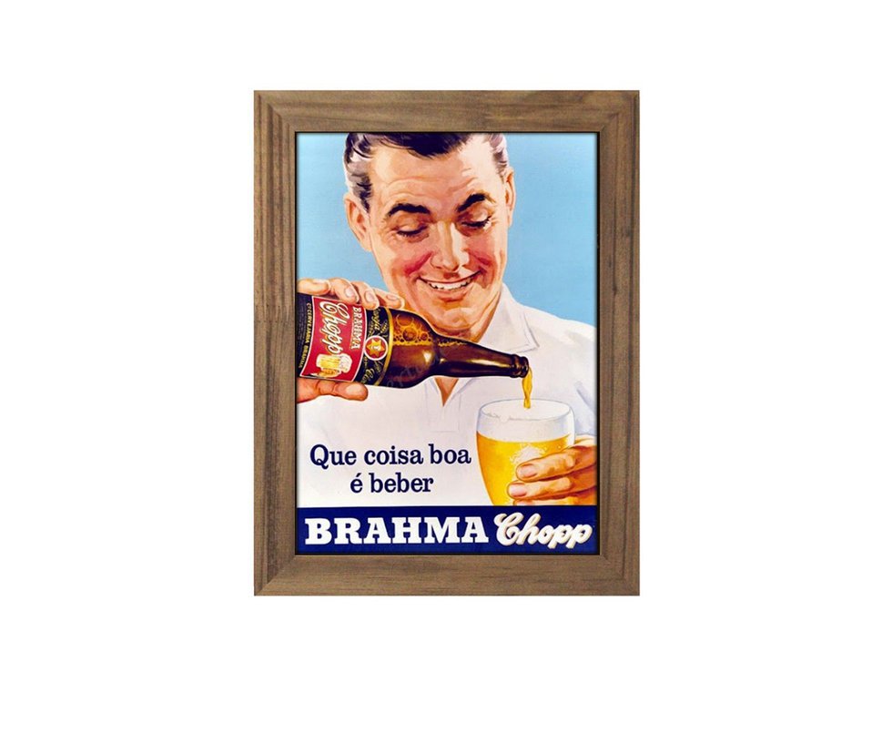 Quadro Decorativo - Brahma Chopp é Um Prazer E Tanto