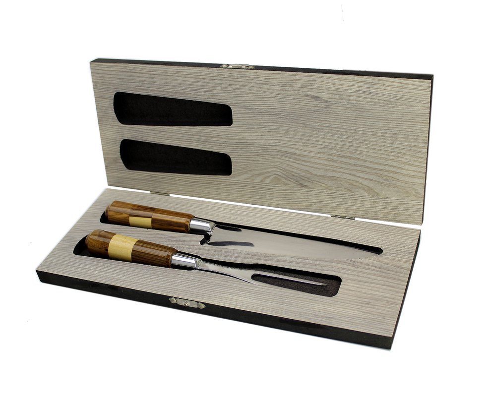 Kit Churrasco Com Faca E Garfo