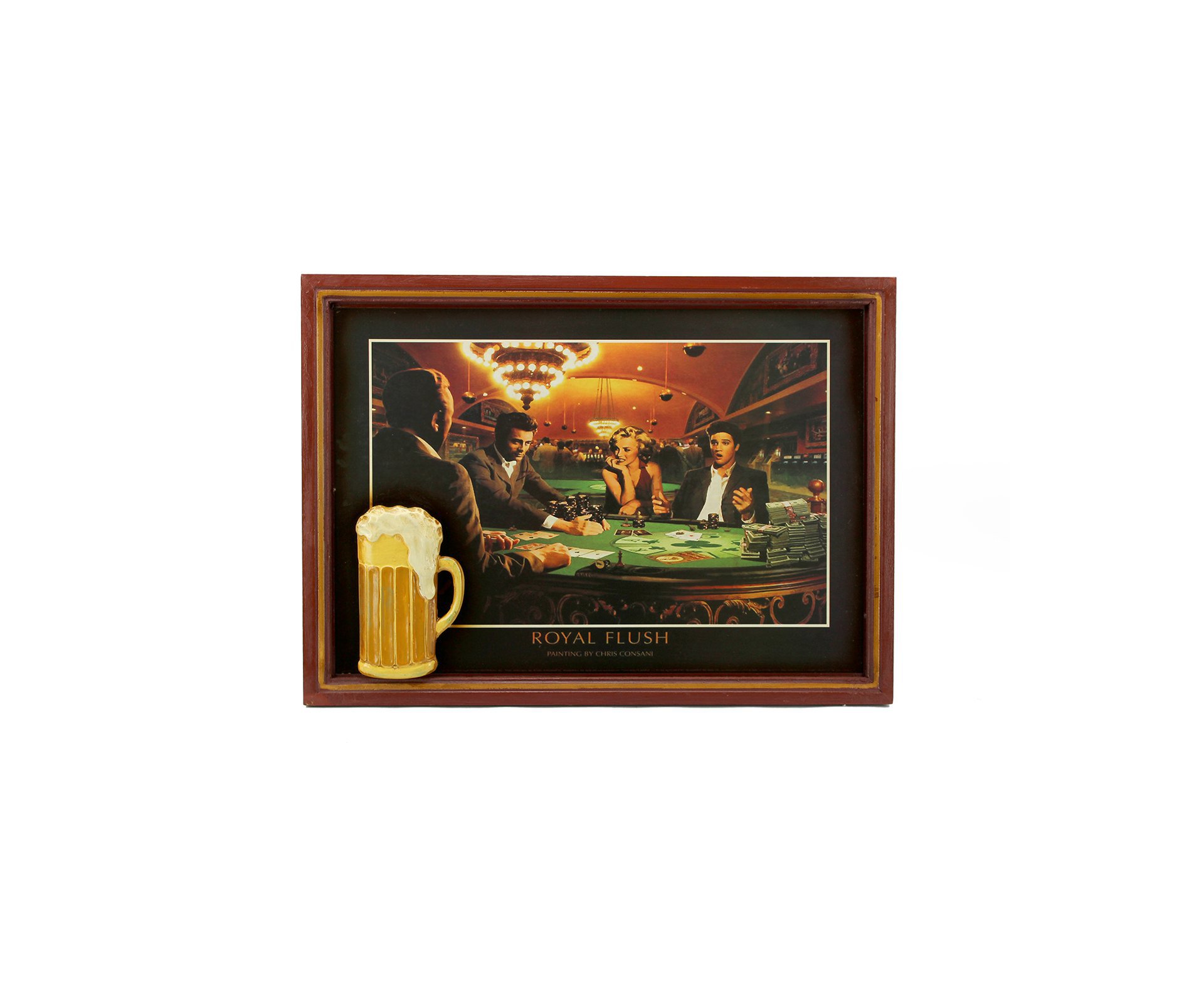 Quadro Bilhar Foz 39x54cm