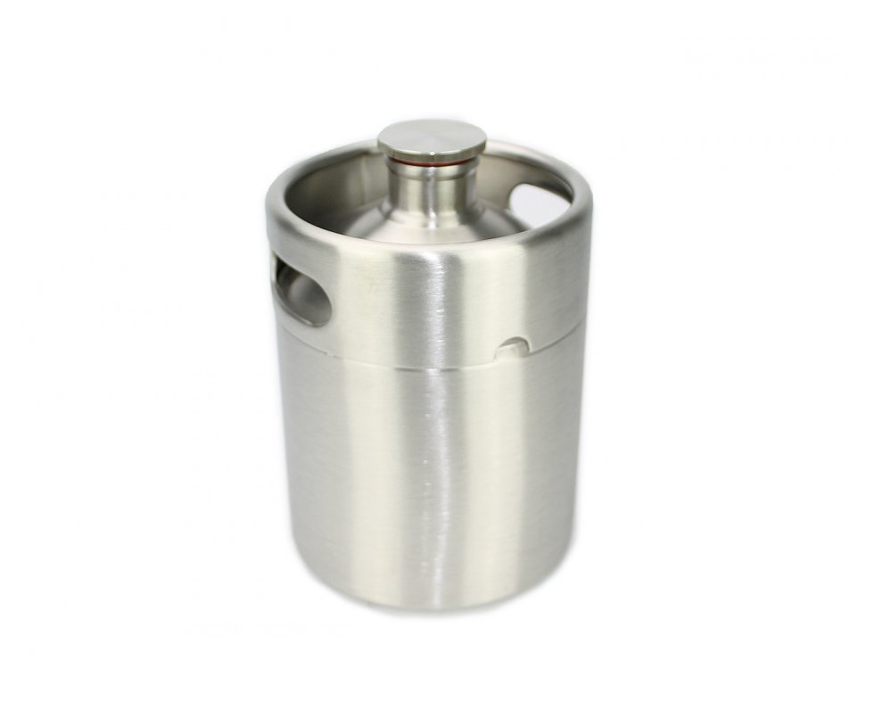 Growler Em Aço Inox 5 L Para Cerveja E Chopp Artesanal